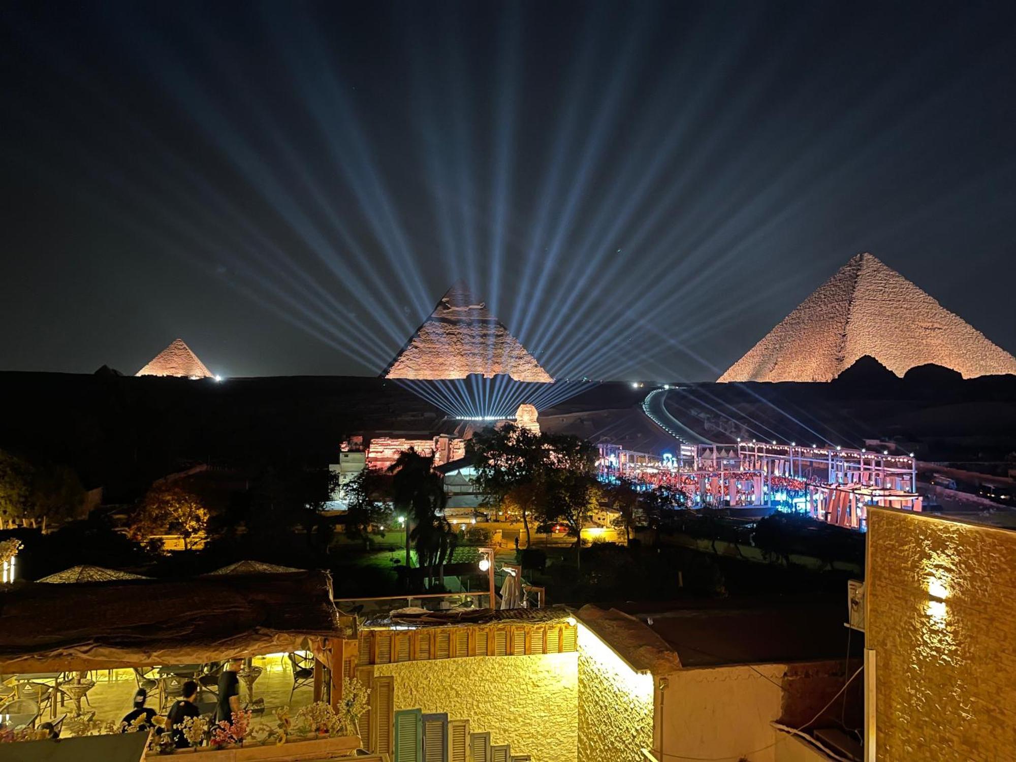 Basha Pyramids Inn Kafret el-Gabal Exterior foto