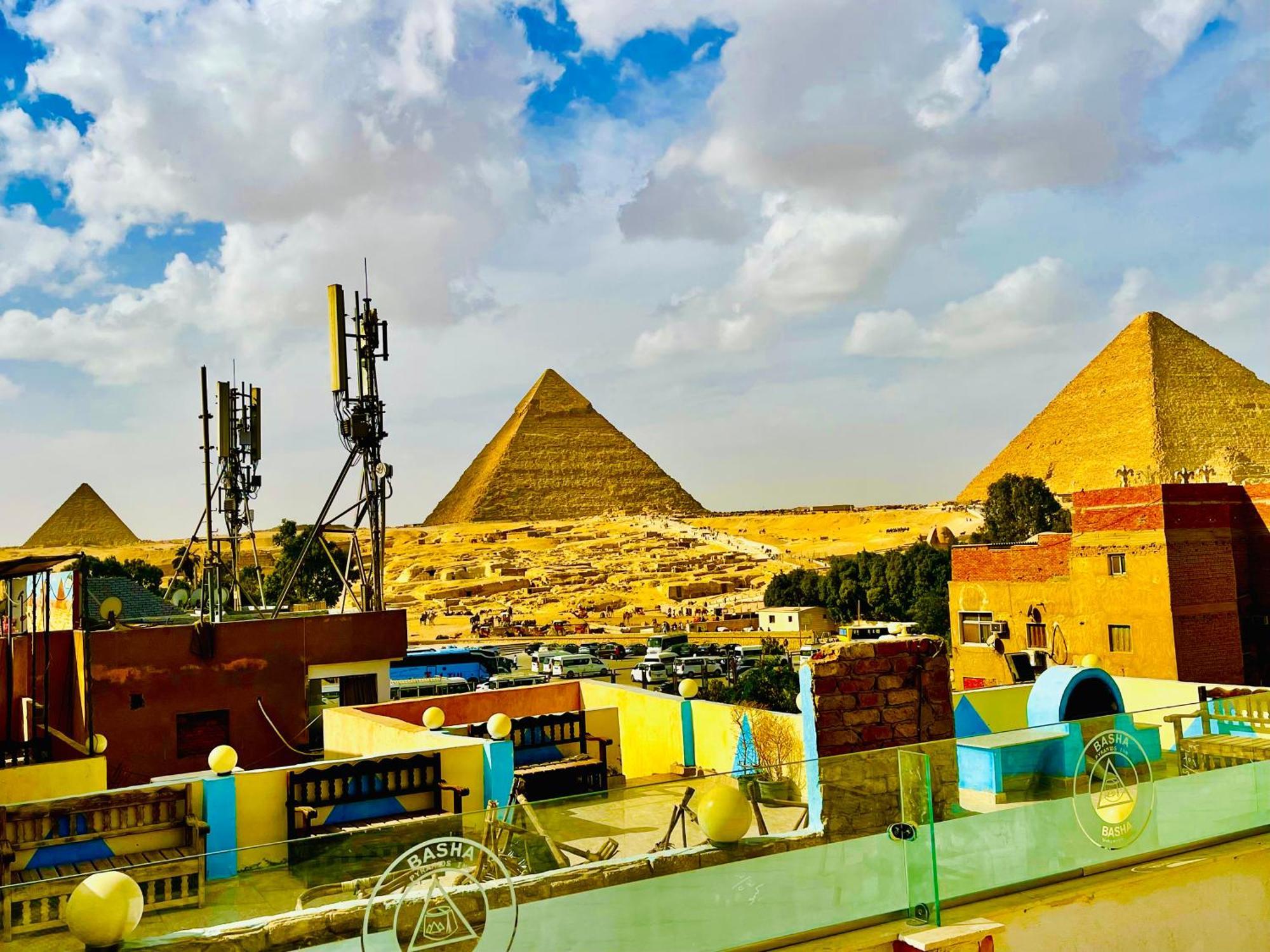 Basha Pyramids Inn Kafret el-Gabal Exterior foto